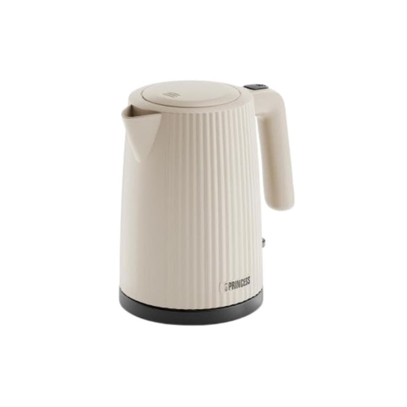 Jarro Elétrico Princess Wave 236048 1,7 L 2200 W com Filtro Anticalcário e Base Giratória 360° – Creme