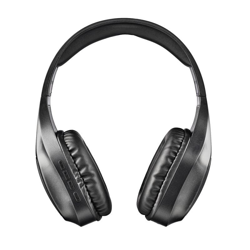 Auscultadores Bluetooth NGS Artica Wrath Black com Microfone, Autonomia até 10 Horas e Ligação Jack 3,5 mm – Preto