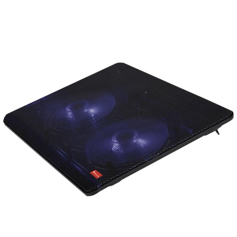 Base de Arrefecimento NGS Jetstand para Portáteis até 15,6" com 2 Ventoinhas, Iluminação LED e 2 Níveis de Inclinação