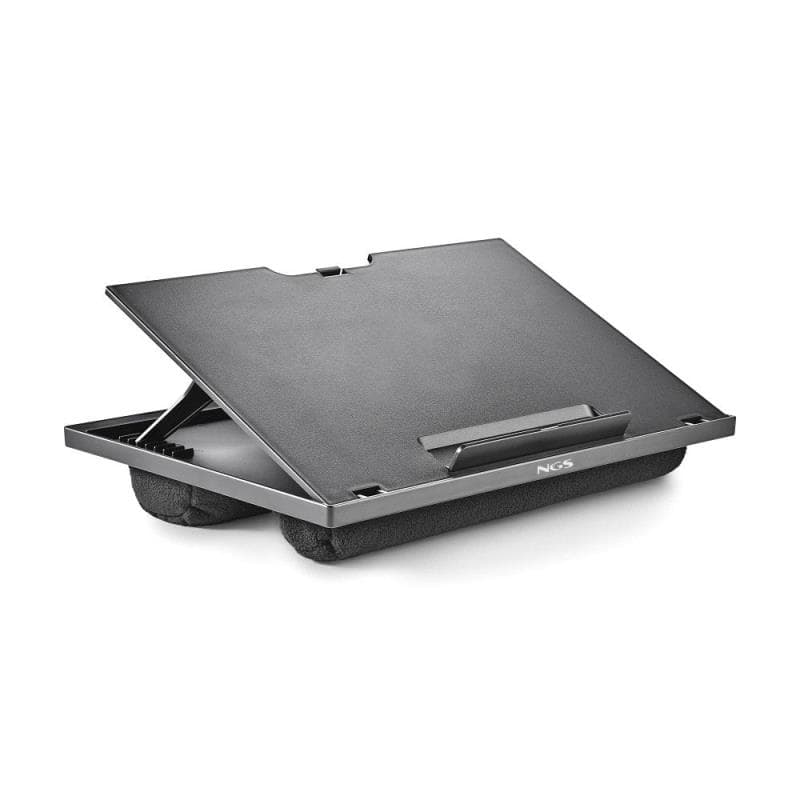 Suporte Ajustável para Portátil NGS Lapnest até 15,6" com Base Acolchoada e 8 Níveis de Inclinação – Preto