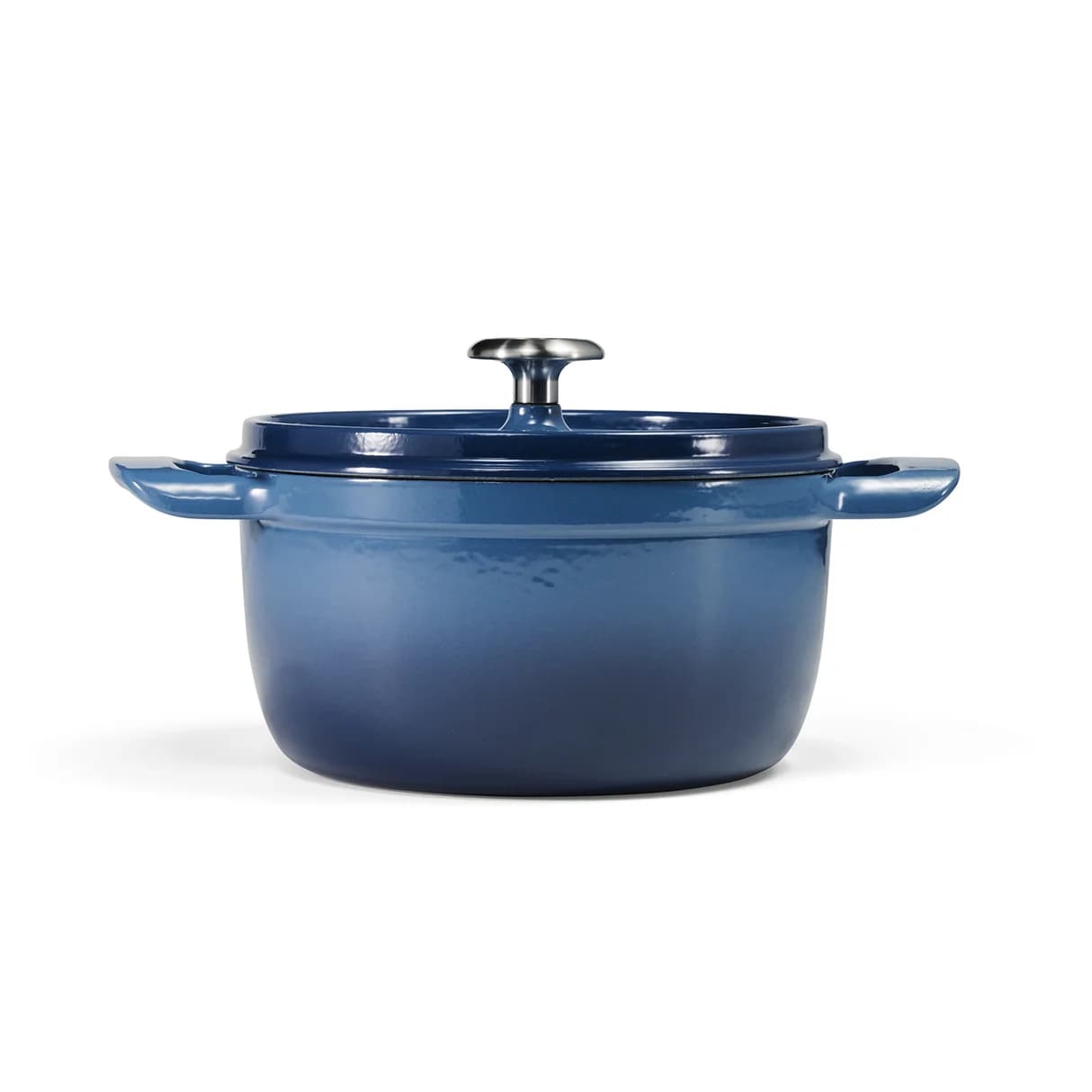 Cocotte Tramontina com Tampa, Ferro Fundido Esmaltado Azul, 26 cm - 5,6 L