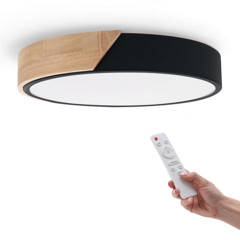 Plafón Led Circular 24W*2 CCT ## Negro