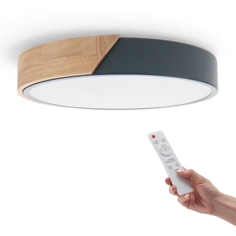 Plafón Led Circular 24W*2 CCT ## Gris