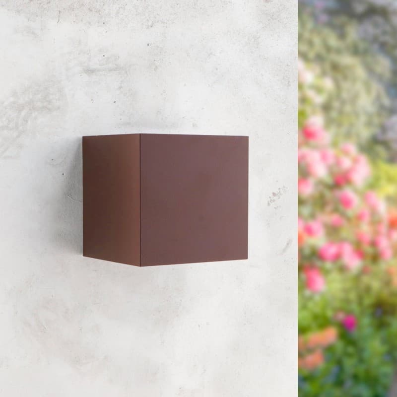 Aplique de Pared LED Rust Cube 12W IP54 ## CCT